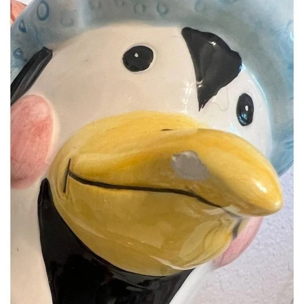 Anthropomorphic Happy Feet Penguin Family Cookie Jar Happy Feet Large Winter SEE